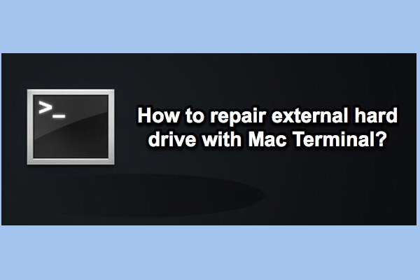 repair external hardrive for mac